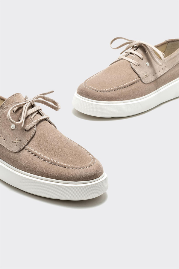 Vizon deri simli erkek günlük ayakkabı, rahat kullanım için - Elle Shoes