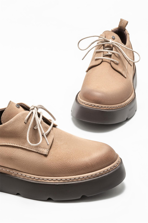 Vizon deri erkek günlük ayakkabı, günlük kullanım için - Elle Shoes