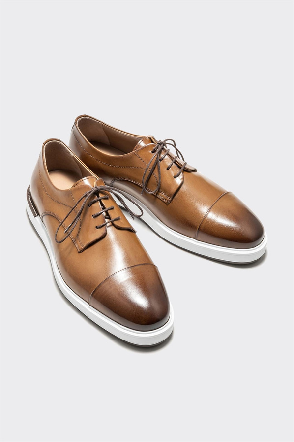 Vizon deri erkek günlük ayakkabı, günlük kullanım için - Elle Shoes