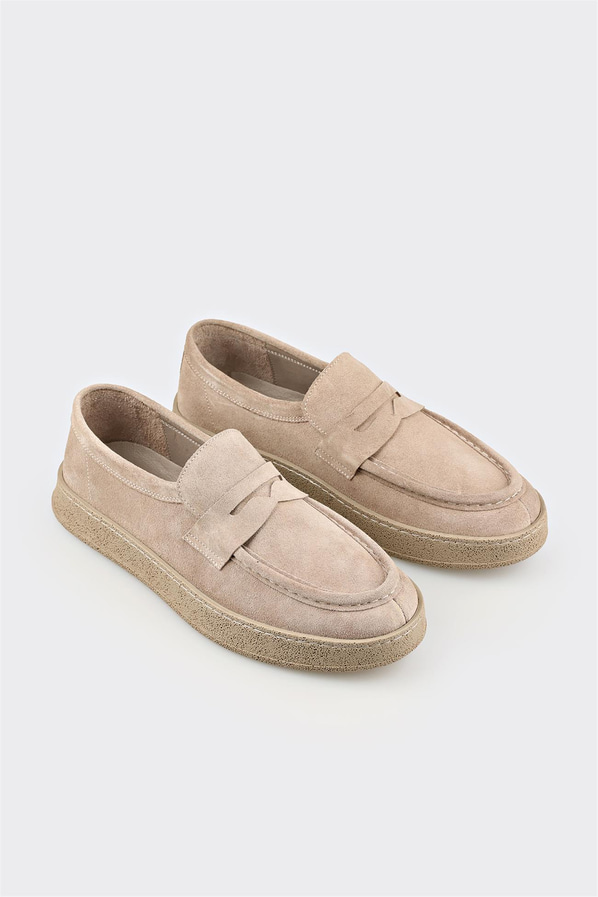 Vizon Deri Erkek Günlük Ayakkabı