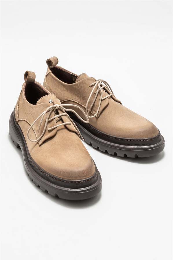 Vizon deri erkek günlük ayakkabı, günlük kullanım için - Elle Shoes