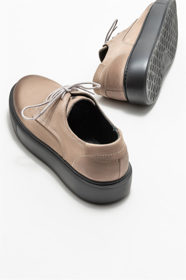 Vizon deri erkek günlük ayakkabı, günlük kullanım için - Elle Shoes