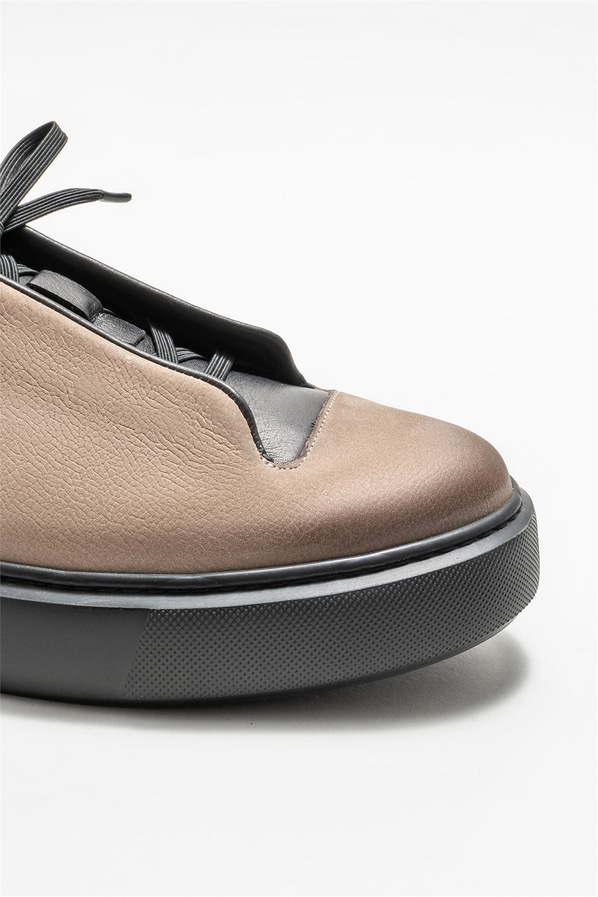 Vizon deri erkek günlük ayakkabı, günlük kullanım için - Elle Shoes