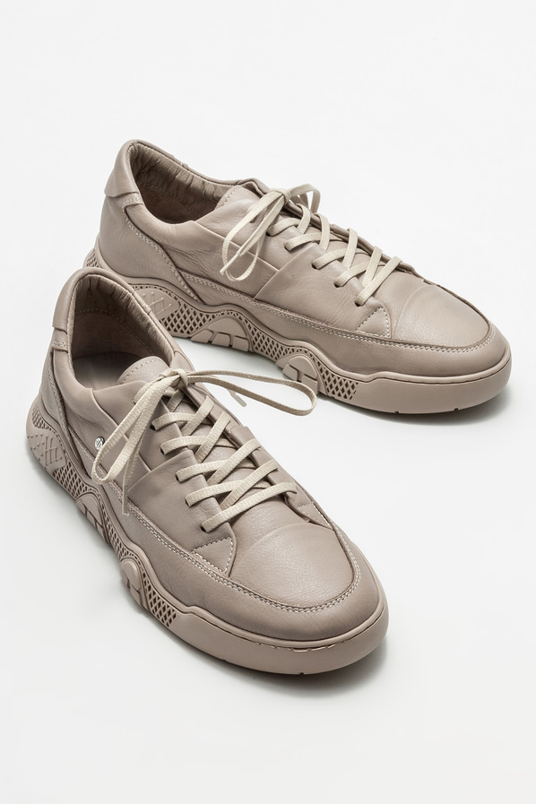 Vizon deri erkek günlük ayakkabı, günlük kullanım için - Elle Shoes