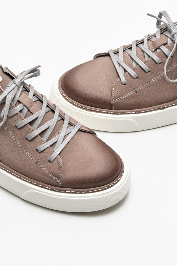 Vizon deri erkek günlük ayakkabı, günlük kullanım için - Elle Shoes
