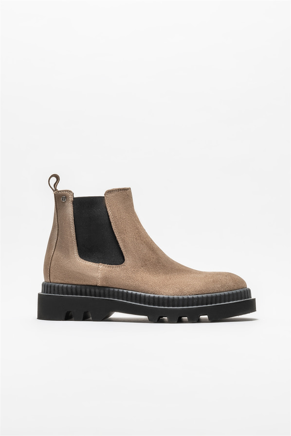 Vizon deri kadın chelsea bot, günlük kullanım için - Elle Shoes