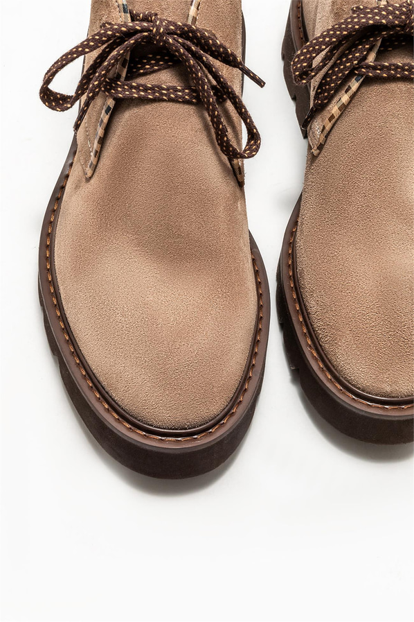 Vizon deri erkek günlük bot, günlük kullanım için - Elle Shoes