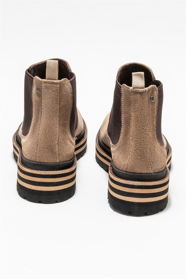 Vizon deri erkek günlük bot, günlük kullanım için - Elle Shoes