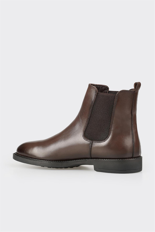 Vizon deri erkek günlük bot, günlük kullanım için - Elle Shoes