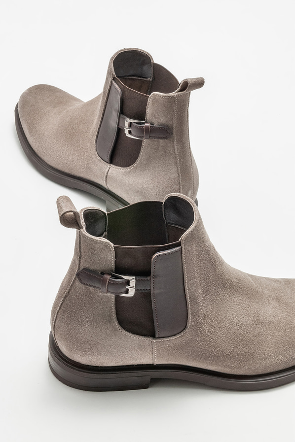 Vizon deri erkek günlük bot, günlük kullanım için - Elle Shoes