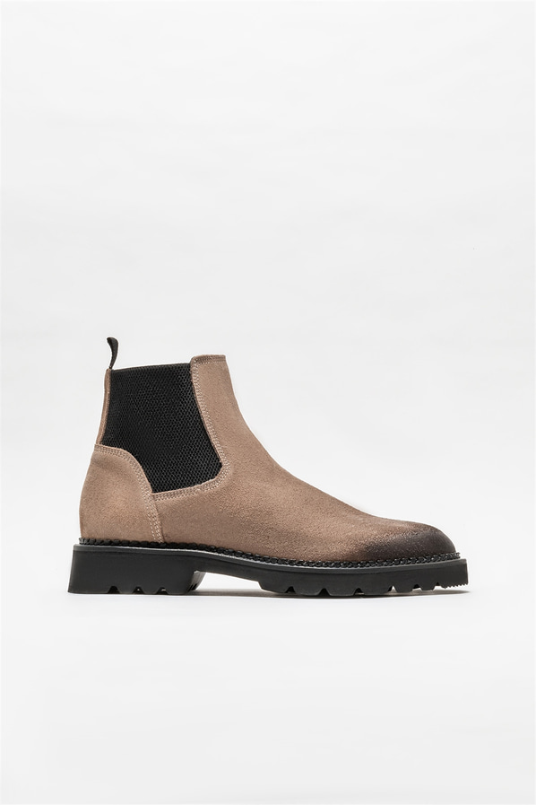 Vizon deri erkek günlük bot, günlük kullanım için - Elle Shoes