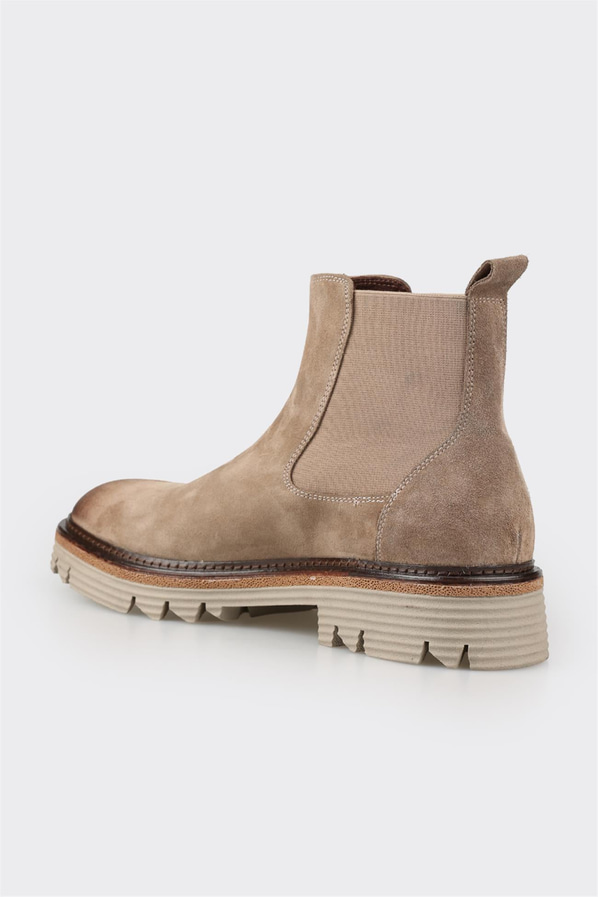 Vizon deri erkek günlük bot, günlük kullanım için - Elle Shoes