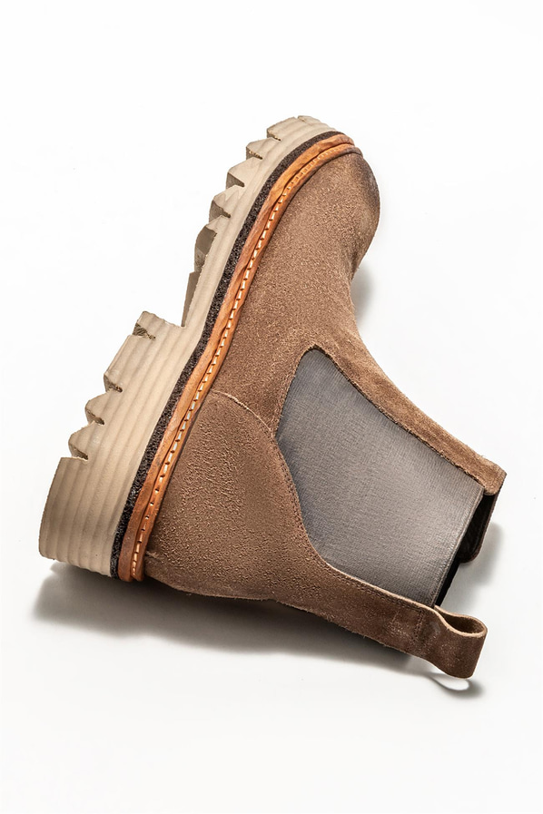 Vizon deri erkek günlük bot, günlük kullanım için - Elle Shoes