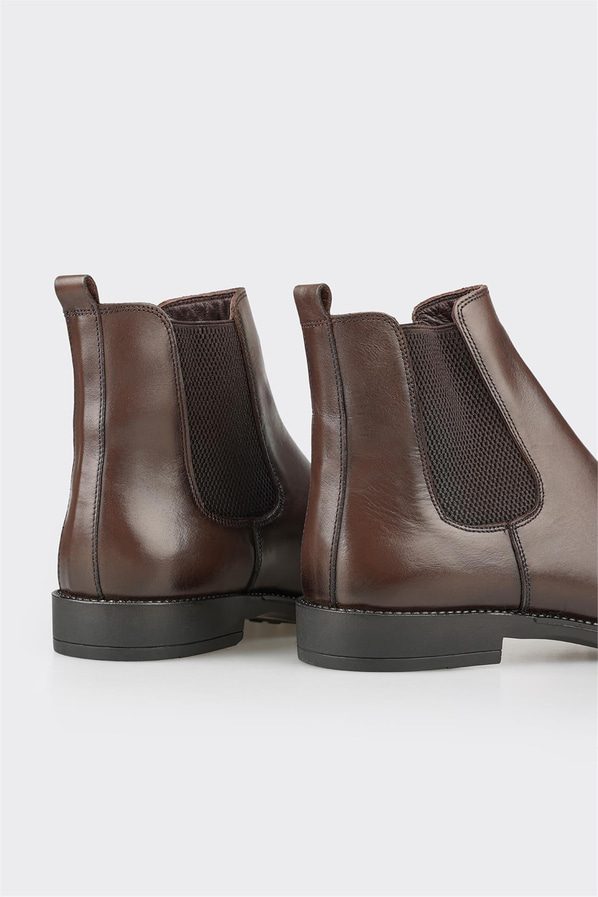 Vizon deri erkek günlük bot, günlük kullanım için - Elle Shoes