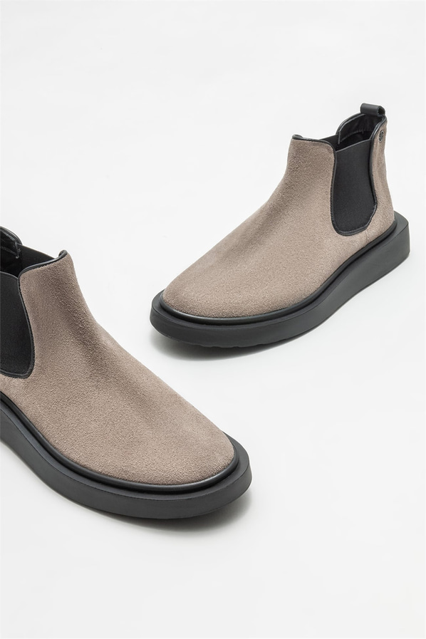 Vizon deri erkek günlük bot, günlük kullanım için - Elle Shoes