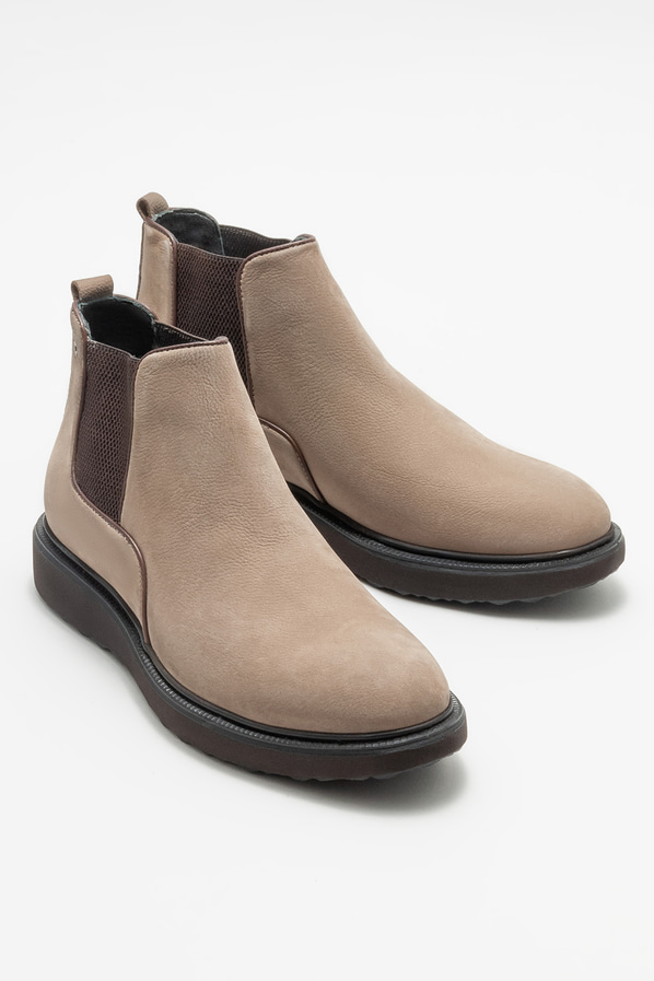 Vizon deri erkek günlük bot, günlük kullanım için - Elle Shoes