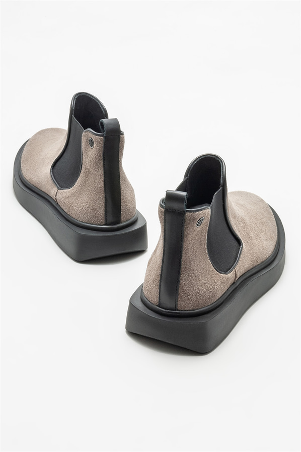Vizon deri erkek günlük bot, günlük kullanım için - Elle Shoes