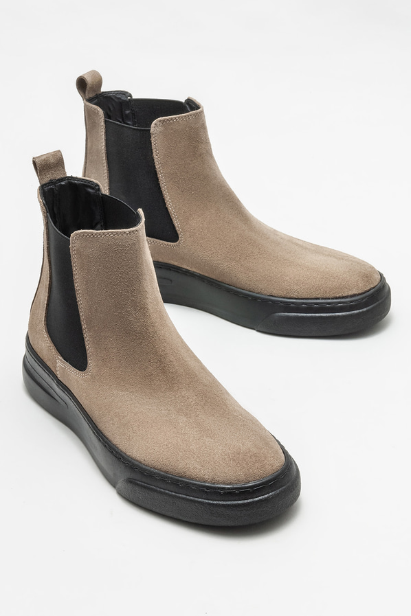 Vizon deri erkek günlük bot, günlük kullanım için - Elle Shoes