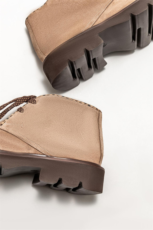 Vizon deri erkek günlük bot, günlük kullanım için - Elle Shoes