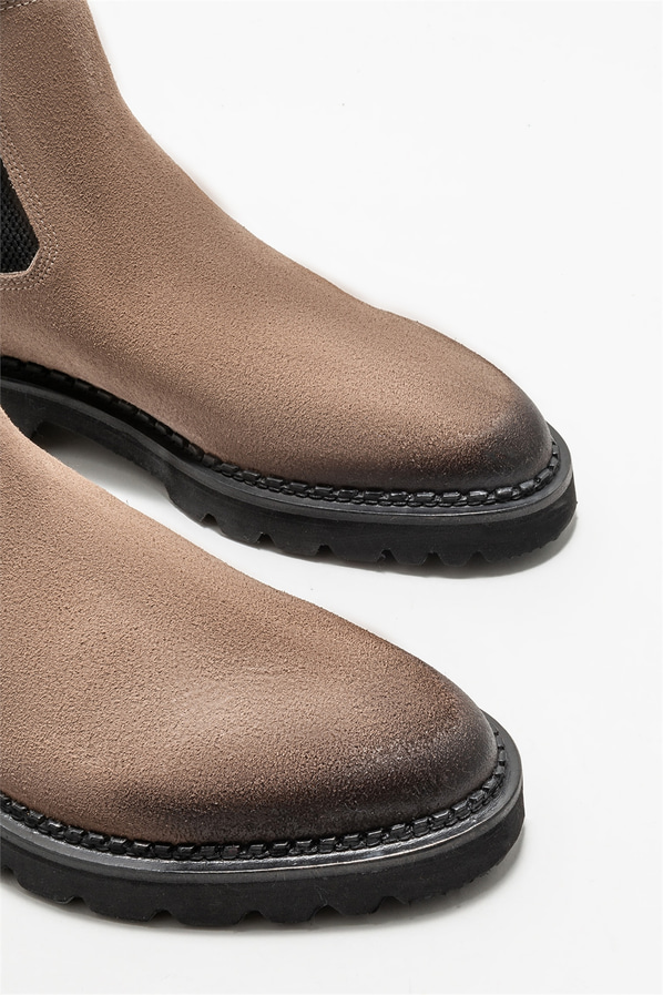 Vizon deri erkek günlük bot, günlük kullanım için - Elle Shoes