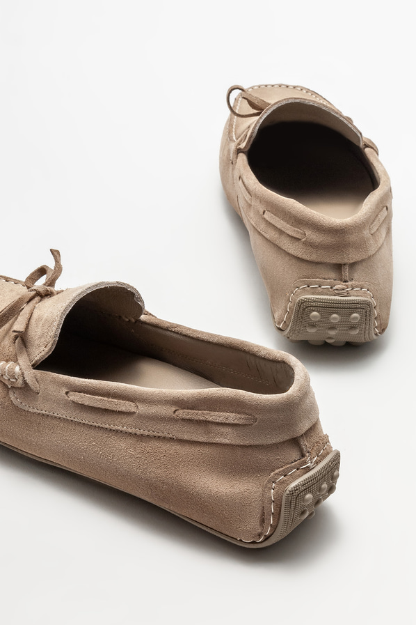 Vizon deri erkek loafer, günlük kullanım için - Elle Shoes