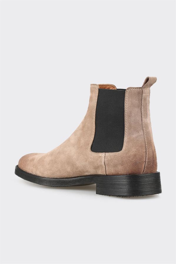 Vizon deri erkek klasik bot - Elle Shoes
