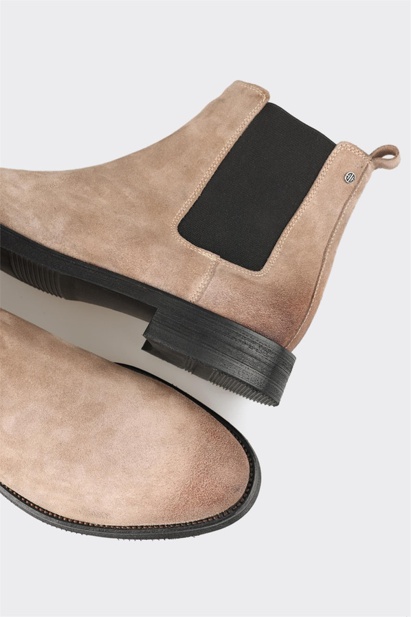 Vizon deri erkek klasik bot - Elle Shoes