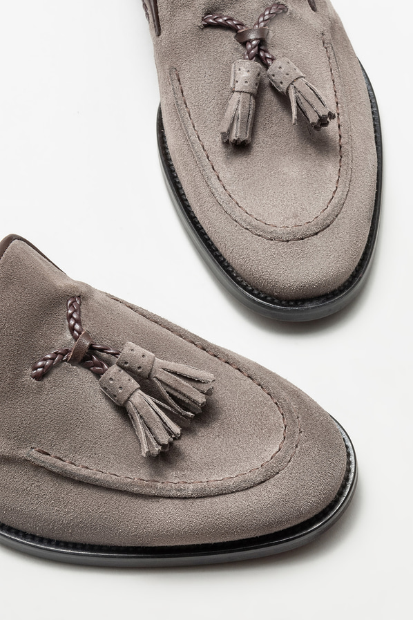 Vizon deri erkek loafer - Elle Shoes