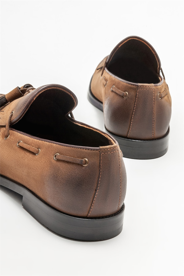 Vizon Deri Erkek Loafer