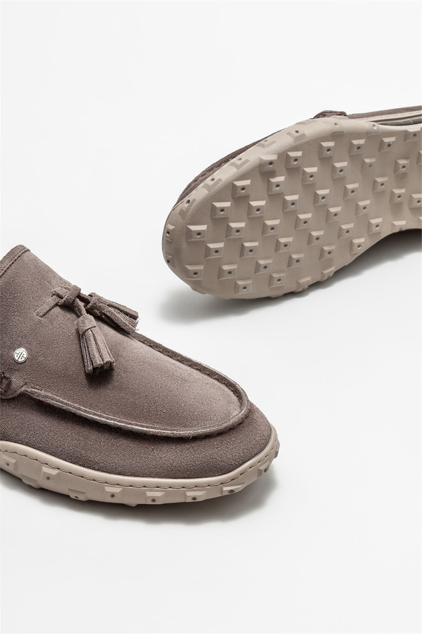Vizon deri erkek loafer - Elle Shoes