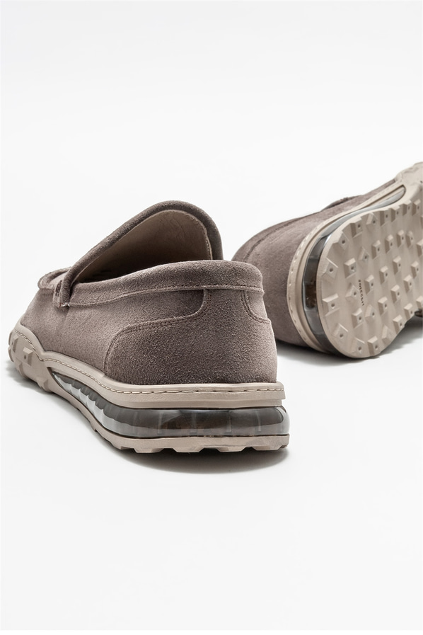 Vizon deri erkek loafer - Elle Shoes