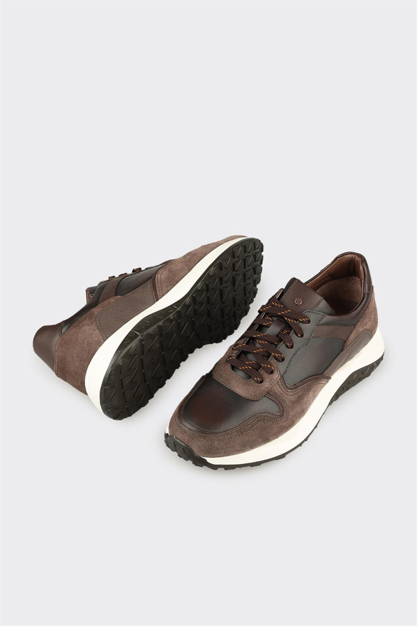 Vizon Deri Erkek Spor Ayakkabı