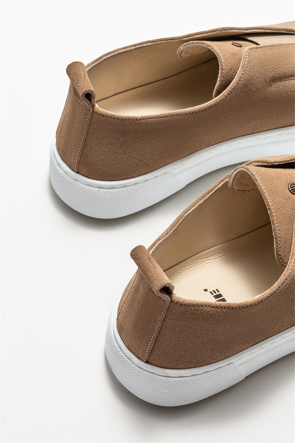 Vizon deri erkek spor ayakkabı - Elle Shoes