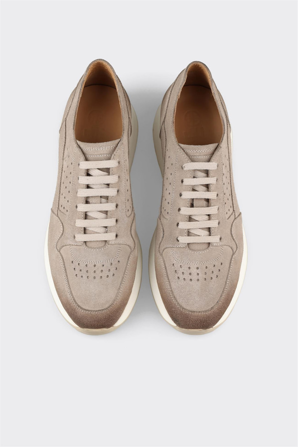 Vizon deri erkek spor ayakkabı - Elle Shoes