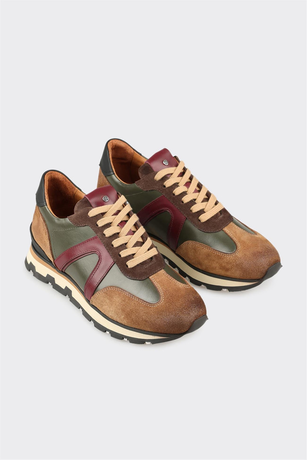 Vizon Deri Erkek Spor Ayakkabı