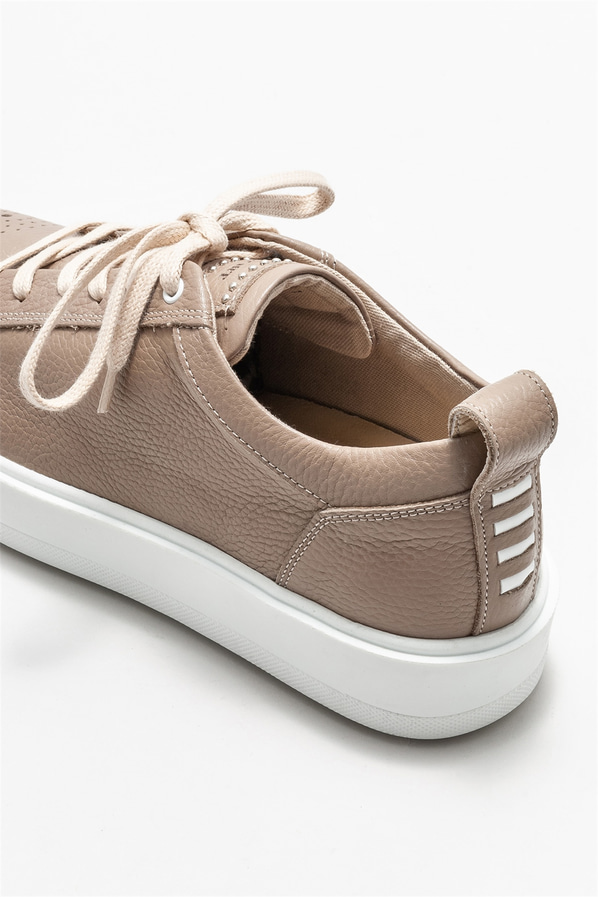 Vizon deri erkek spor ayakkabı - Elle Shoes