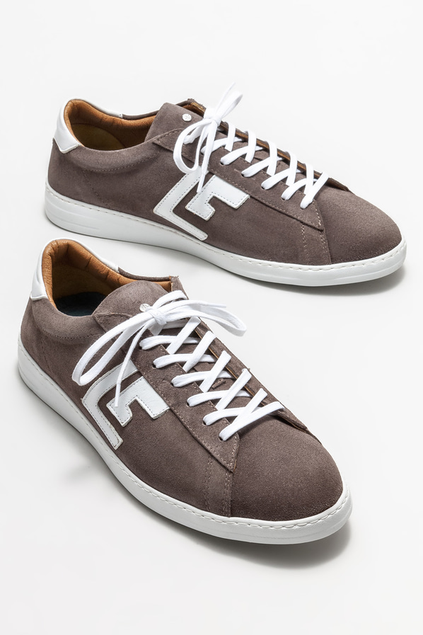 Vizon deri erkek spor ayakkabı - Elle Shoes