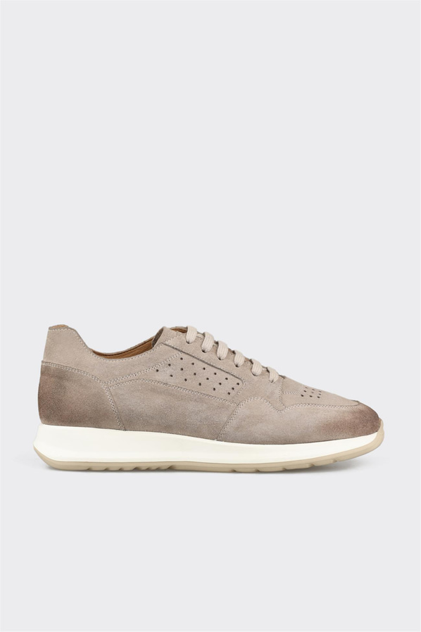 Vizon deri erkek spor ayakkabı - Elle Shoes
