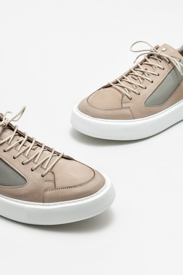 Vizon deri erkek spor ayakkabı - Elle Shoes