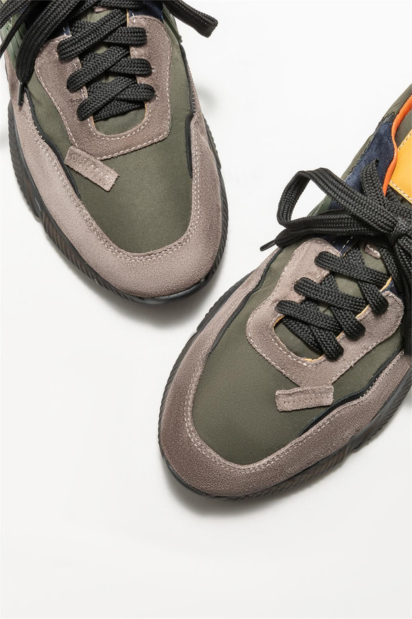 Vizon deri erkek spor ayakkabı - Elle Shoes