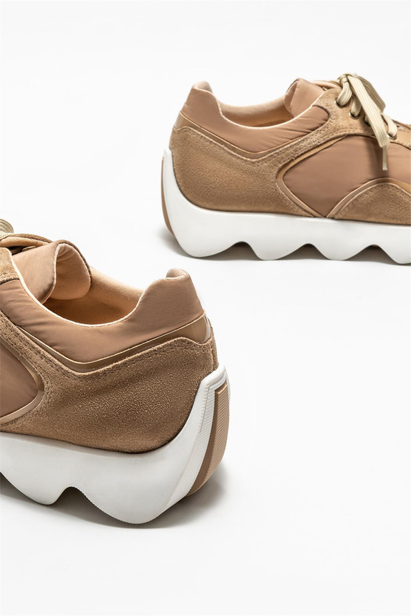 Vizon deri erkek spor ayakkabı - Elle Shoes