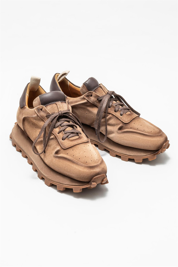 Vizon deri erkek spor ayakkabı - Elle Shoes