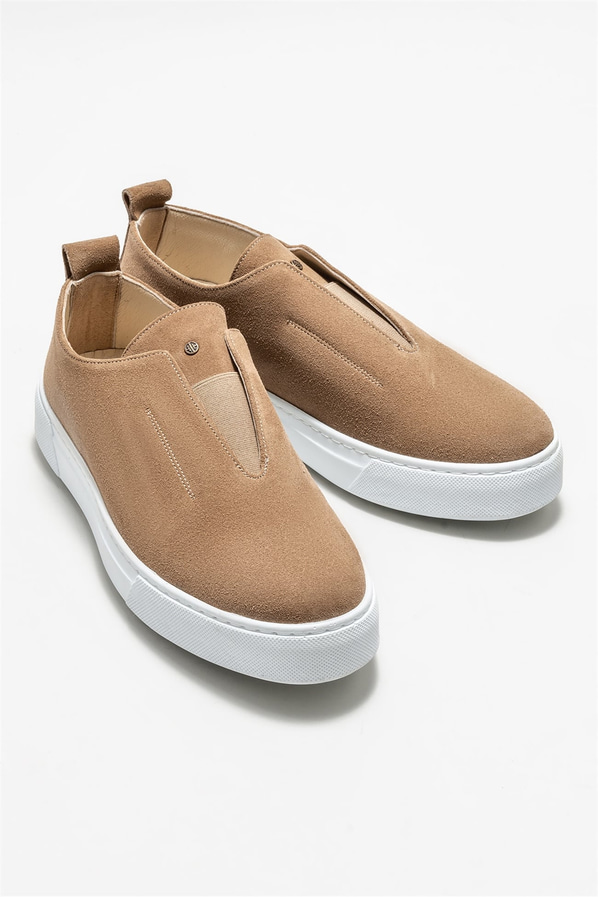 Vizon deri erkek spor ayakkabı - Elle Shoes