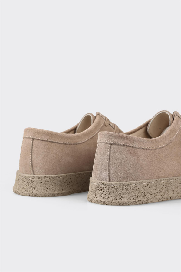 Vizon deri ve süet erkek spor ayakkabı, rahat kullanım için - Elle Shoes