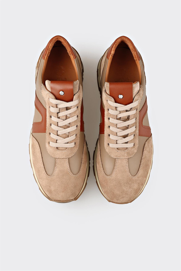 Vizon Deri Erkek Spor Ayakkabı