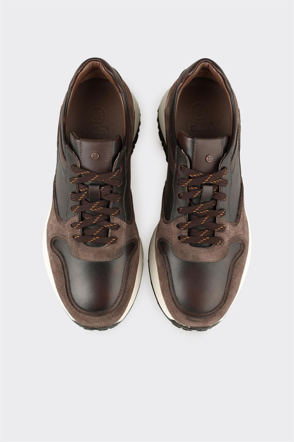 Vizon Deri Erkek Spor Ayakkabı