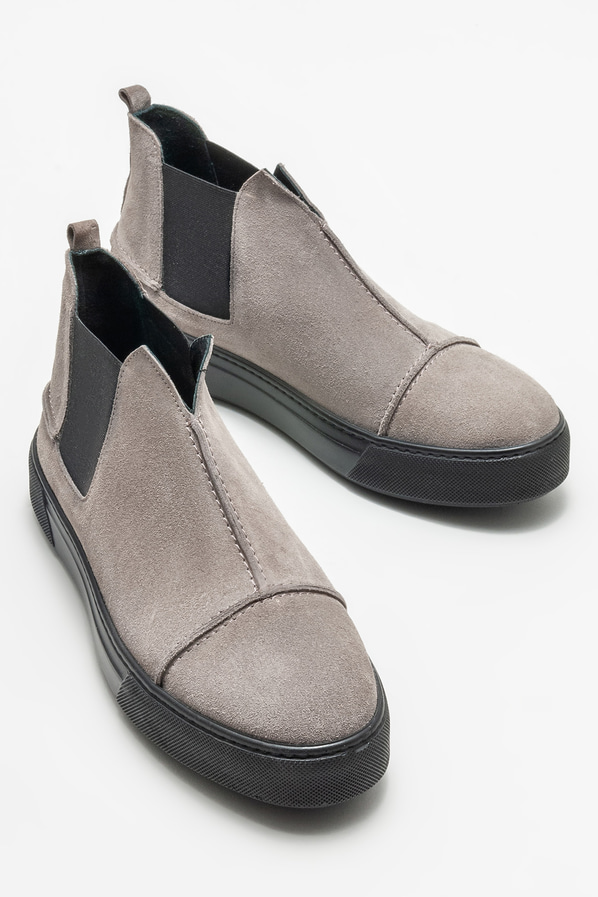 Vizon deri erkek bot - Elle Shoes