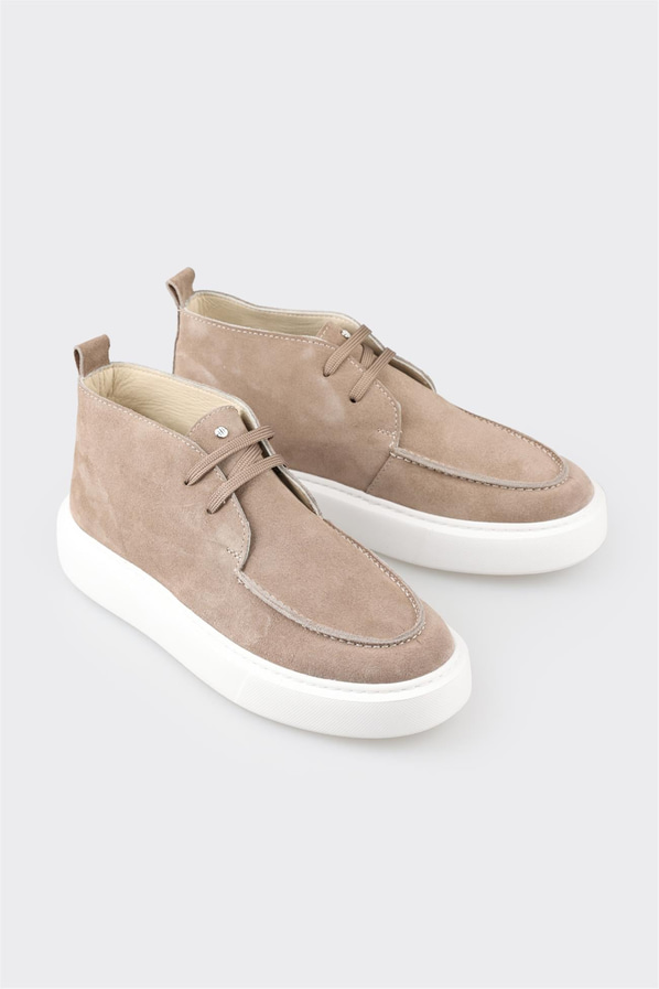 Vizon deri erkek bot - Elle Shoes