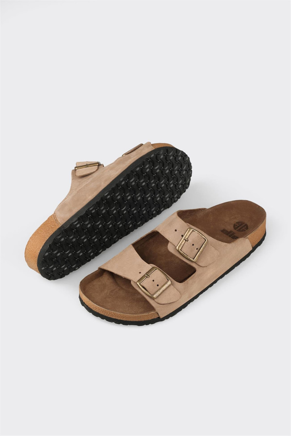 Vizon Deri Erkek Terlik