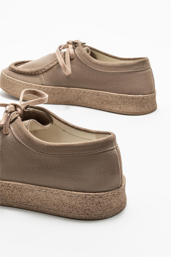Vizon deri kadın ayakkabı, günlük kullanım için - Elle Shoes